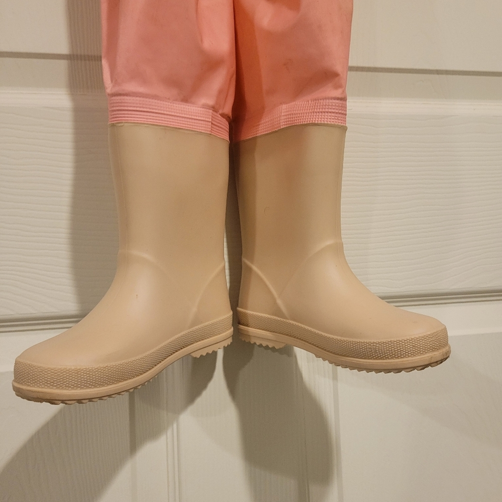 DaddyGoFish Chest Waders for Kids, 3/4Y - Picture 3 of 8